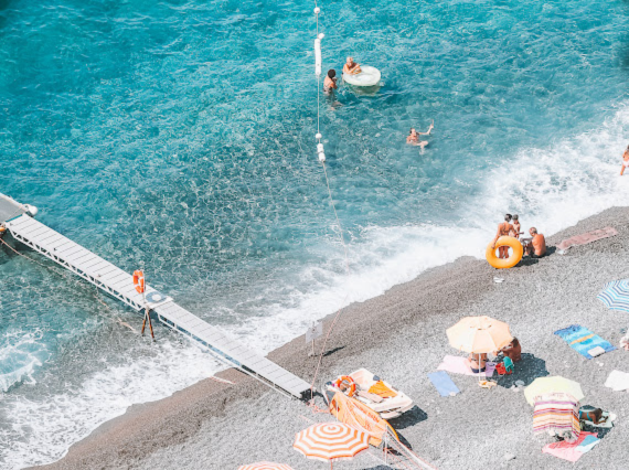 Amalfi Beach Scape 1 - Brandon Hirsler