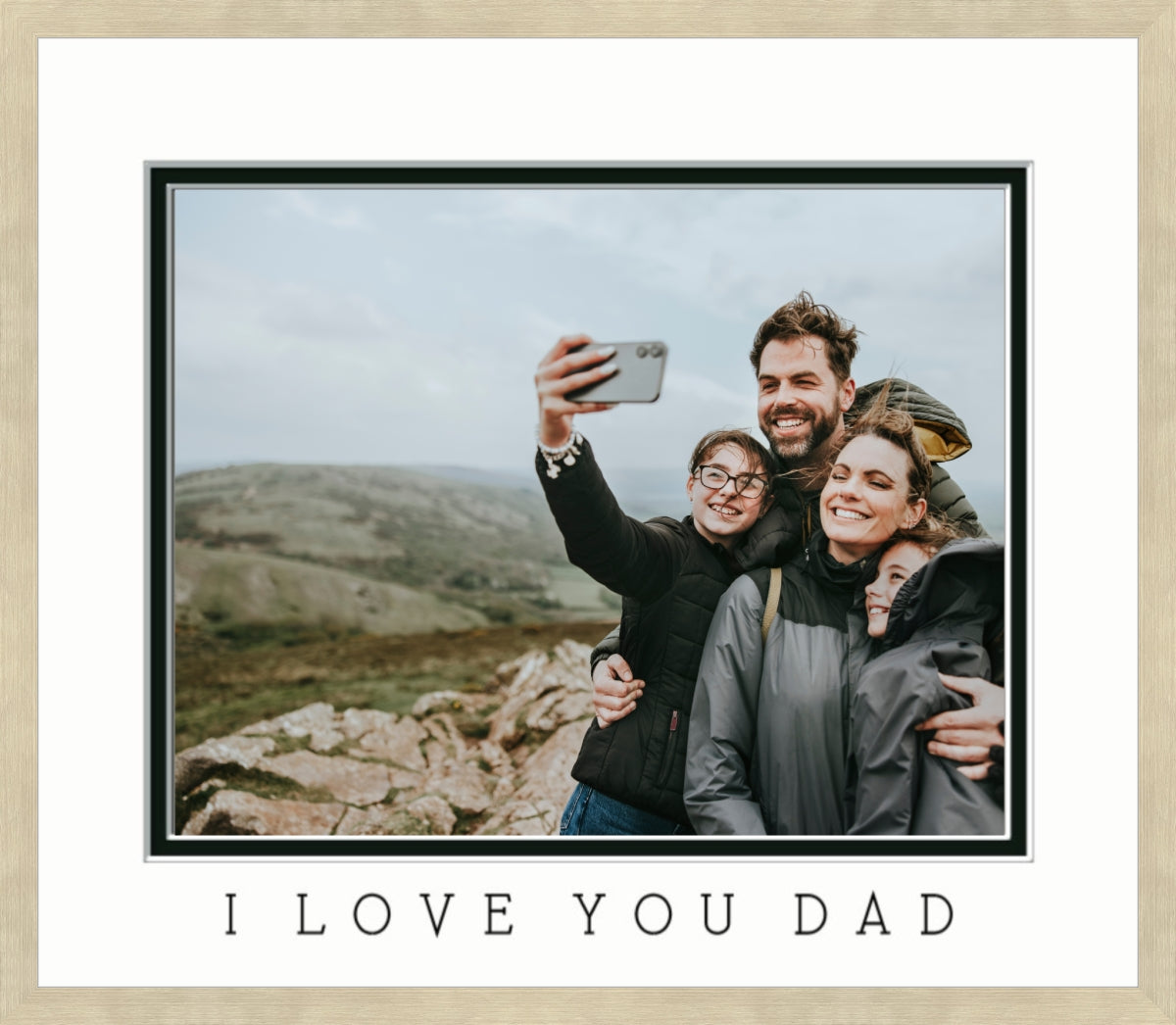 Father's Day Landscape Print & Frame