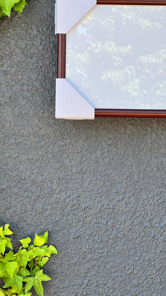 Rounded Maroon Picture Frame A3