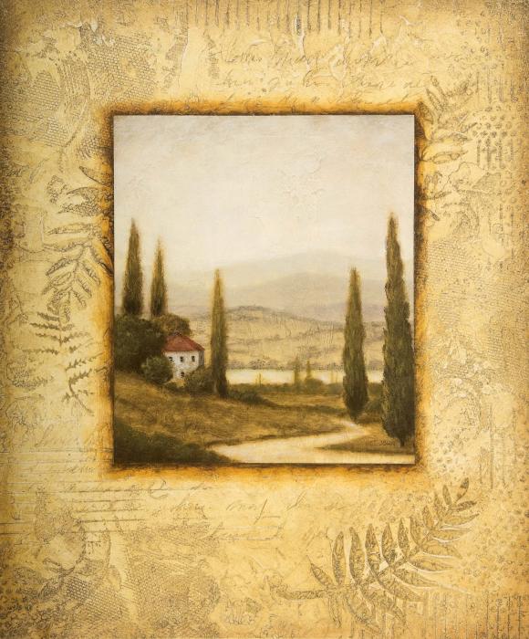 House Among Trees And Hills by James Wiens - Print