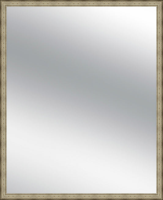 Silver Ornate Mirror Large