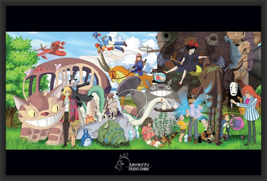 Studio Ghibli Collage Poster
