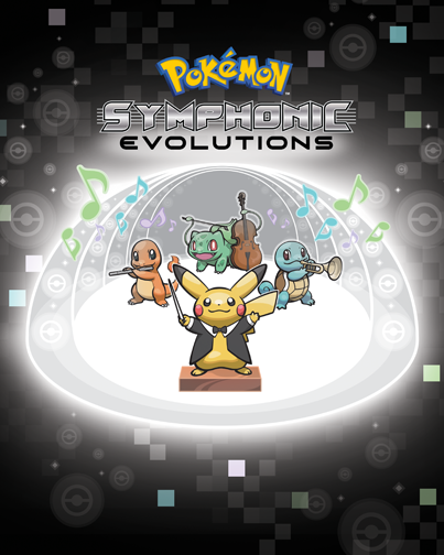 Pokémon Symphonic Evolutions Poster (Black)