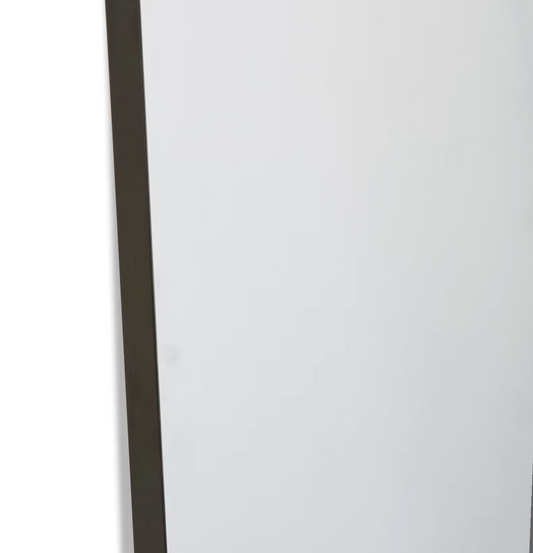 Alexa Floor Arch Mirror Black