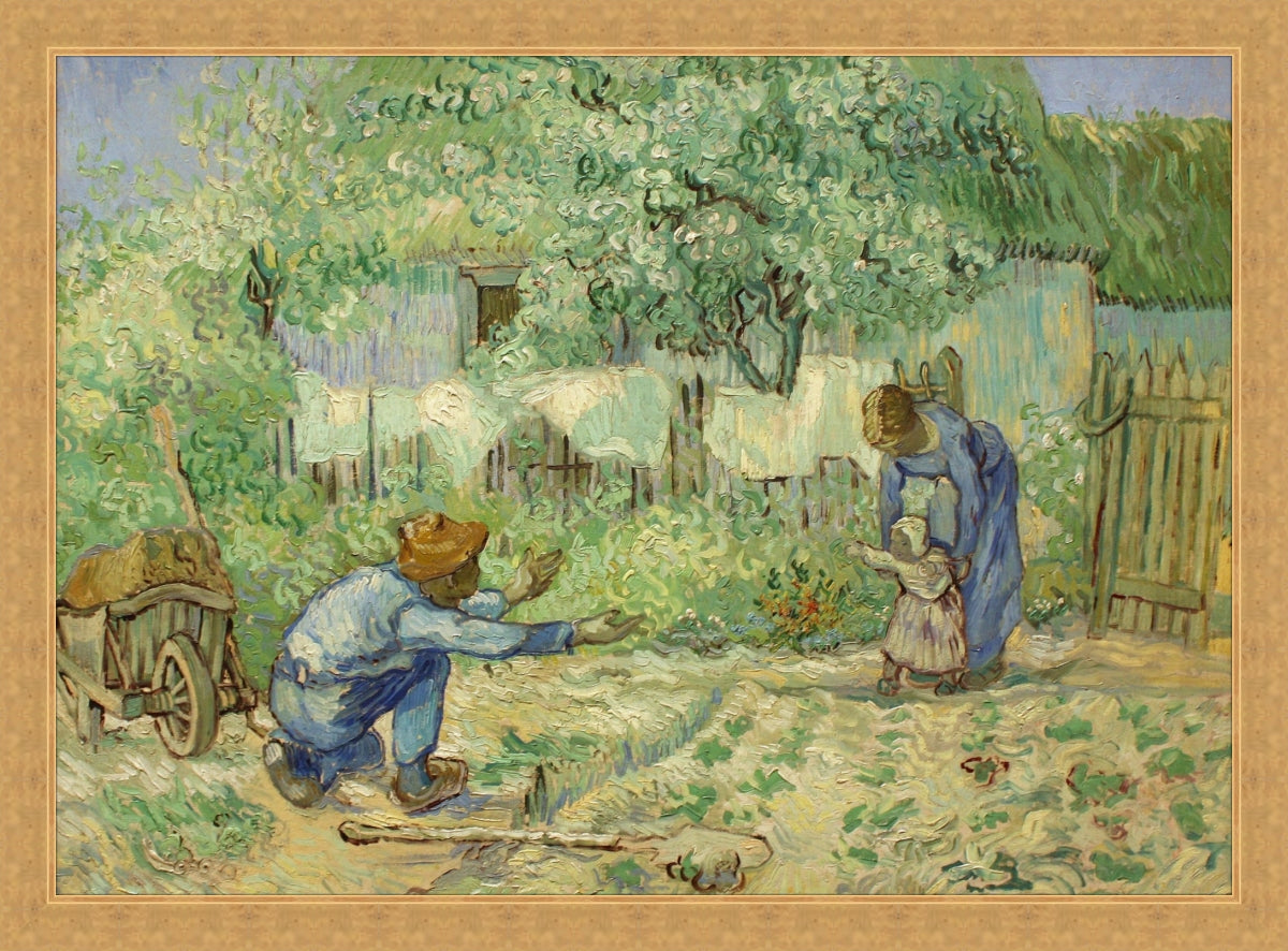 Van Gogh First Steps, after Millet (Primi Passi)