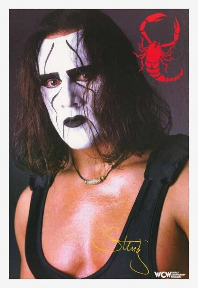 Sting WCW Vintage Poster