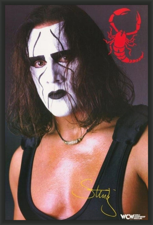 Sting WCW Vintage Poster