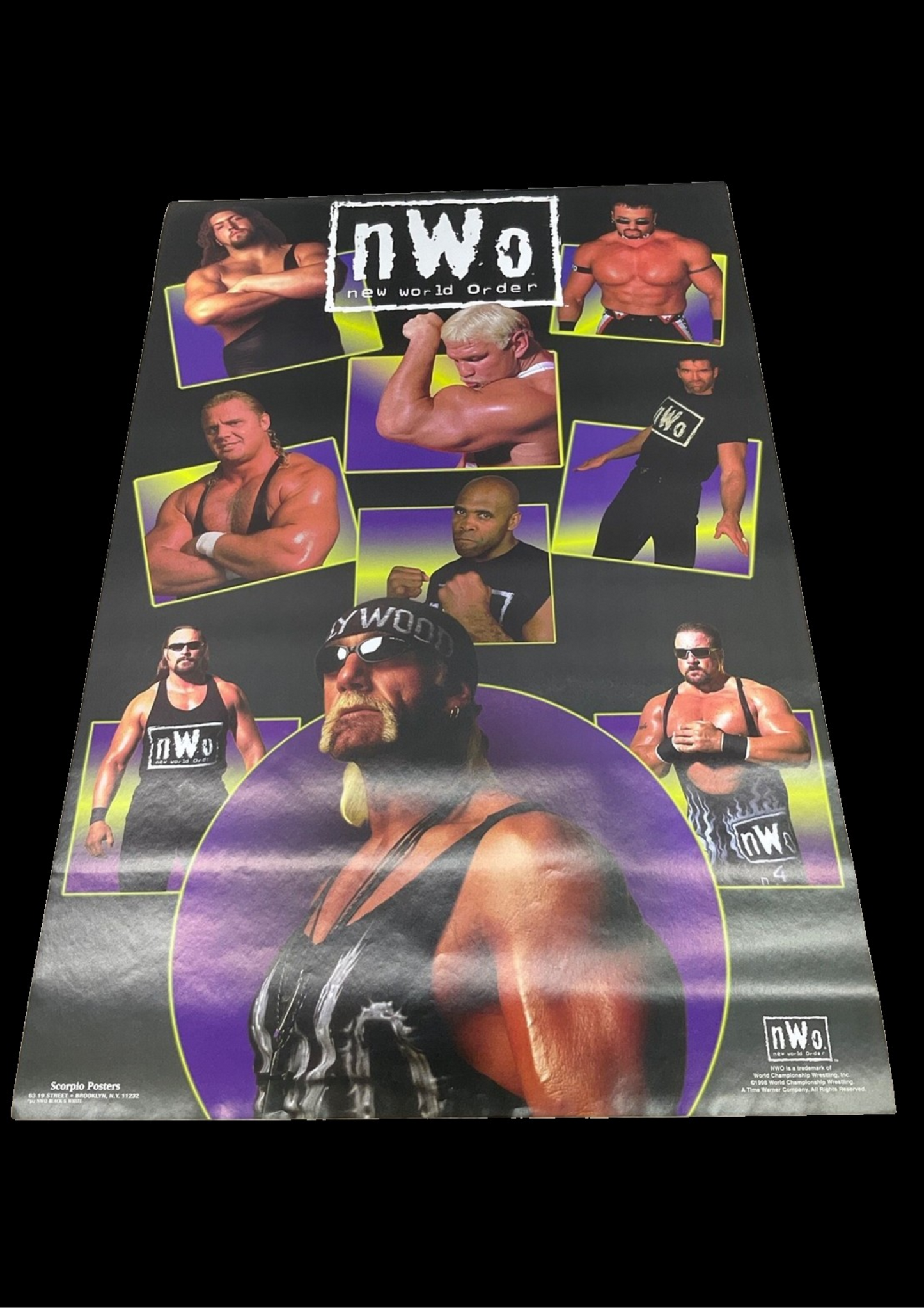NWO Black and White Hulk Hogan WCW Vintage Poster