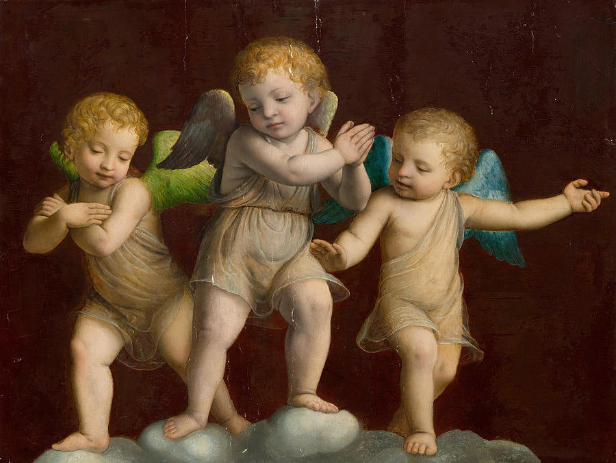 Three Cherubs by Bernardino Luini 