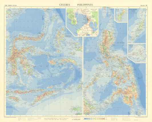 Celebes // Philippines // Manila Bay // Guam // Palau Islands // Truk island