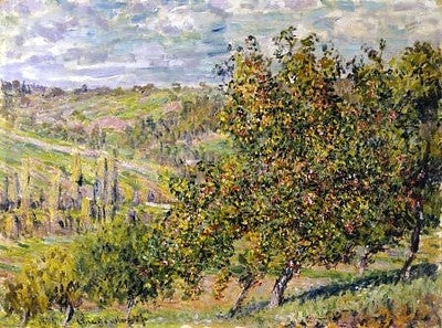 Pommiers En Fleurs by Claude Monet - Print