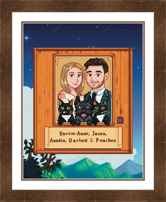 Single Mat & Frame