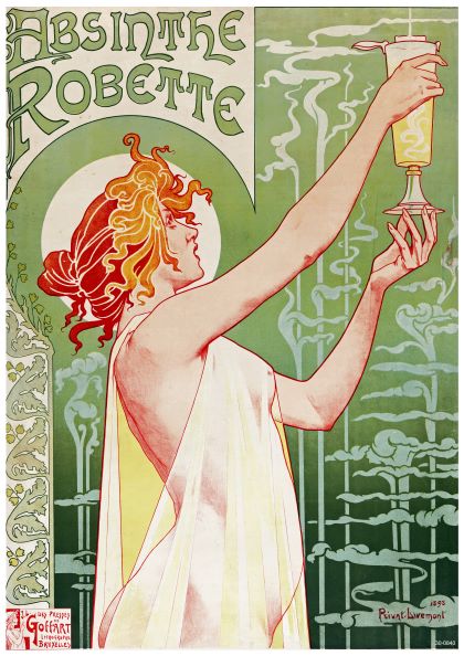 Absinthe Robette by Georges Privat-Livemont - Poster Print