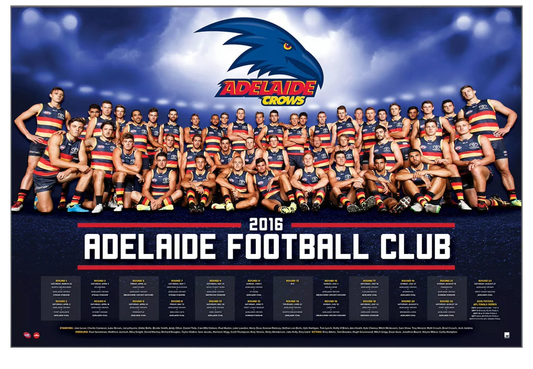 Adelaide Crows 2016 AFL Team - Poster