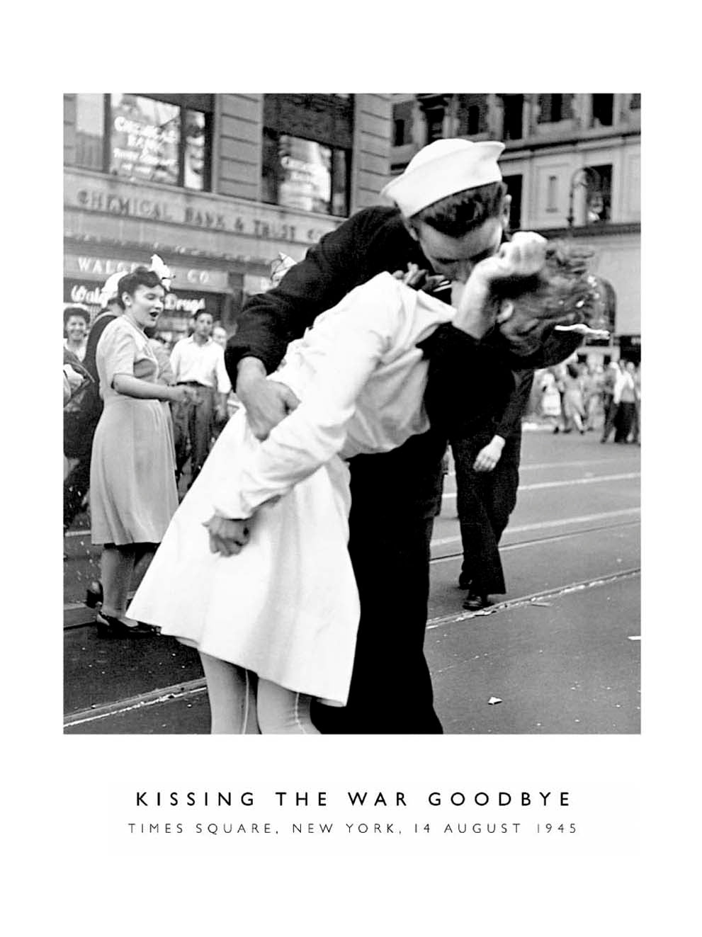 kissing the war goodbye - times square New york 1945