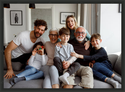 60cm x 42cm Black Frame (20mm profile)
