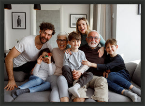 60cm x 42cm Black Frame (20mm profile)