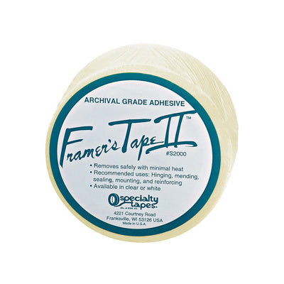 Self Adhesive Framer’s Tape II (White) 25mm x 55m roll.