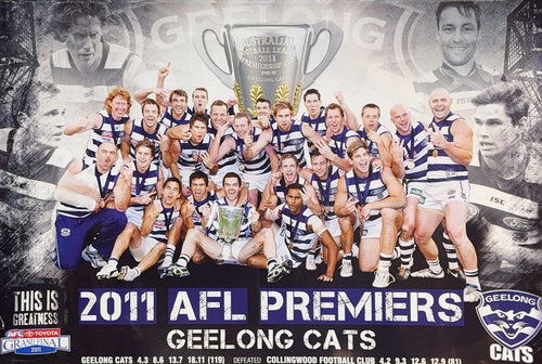 Geelong Cats 2011 AFL Premiers - Poster