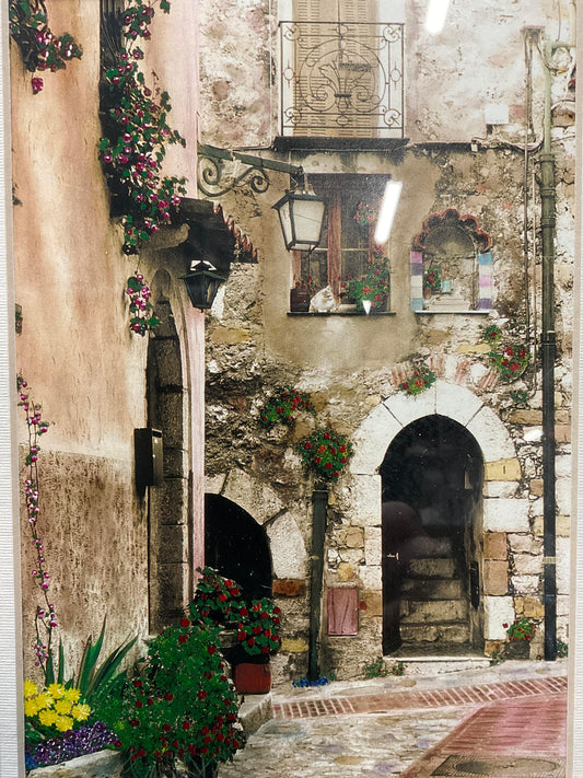 Cat In A Medieval Window by Martin Roberts - Print