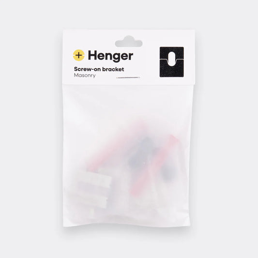 Hengr Screw on Bracket - Masonry Pack