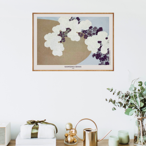 Japanese Flower by Kamisaka Sekka A1 Framed