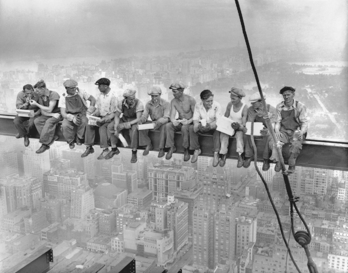 Lunch Atop A skyscraper Hi-res - Print