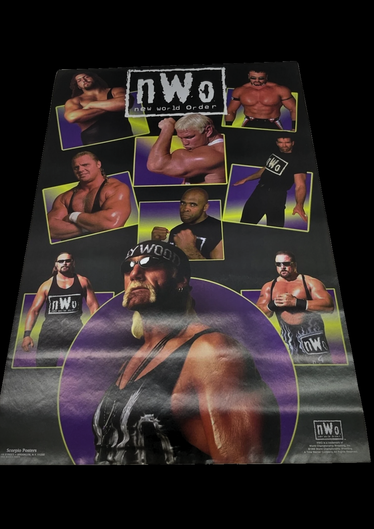 NWO Black and White Hulk Hogan WCW Vintage Poster