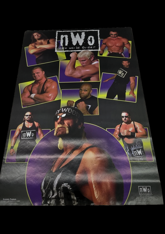 NWO Black and White Hulk Hogan WCW Vintage Poster