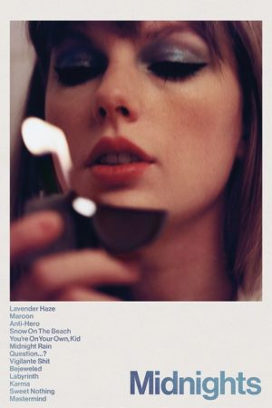 Taylor Swift Midnights Album Cover Print