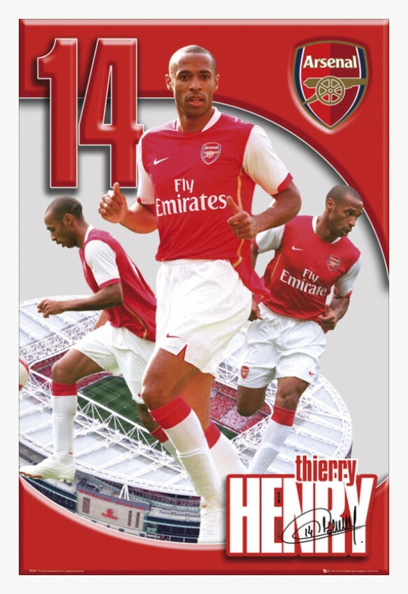 Thierry Henry Arsenal Poster