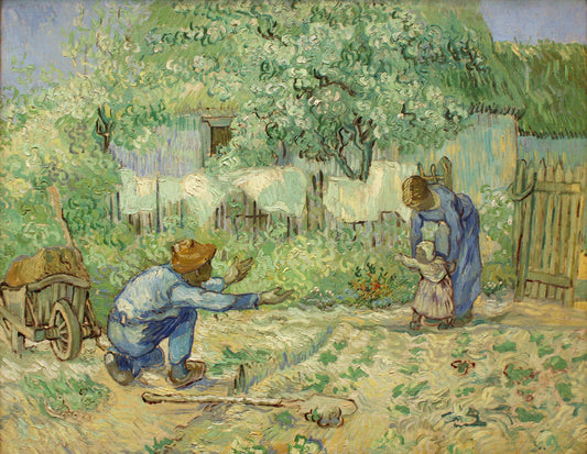 Van Gogh First Steps, after Millet (Primi Passi)