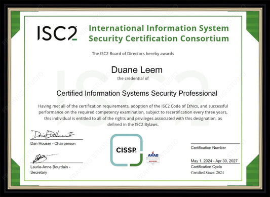 Frame Your A4 Document/Certificate