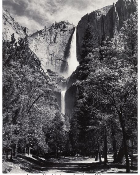 Yosemite Falls 1950 by Ansel Adams - Print