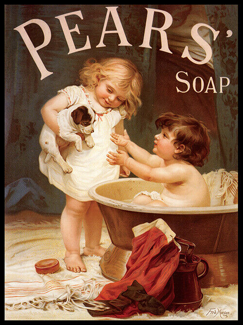 Vintage Pears Soap AD - Poster