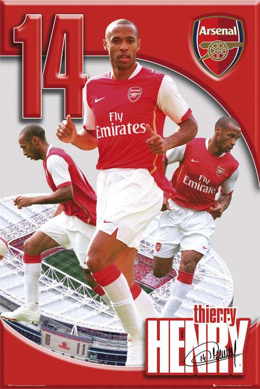 Thierry Henry Arsenal Poster