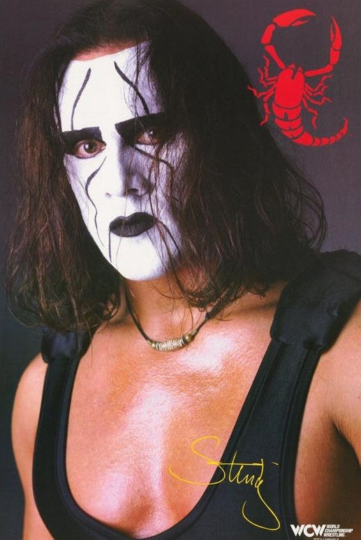 Sting WCW Vintage Poster