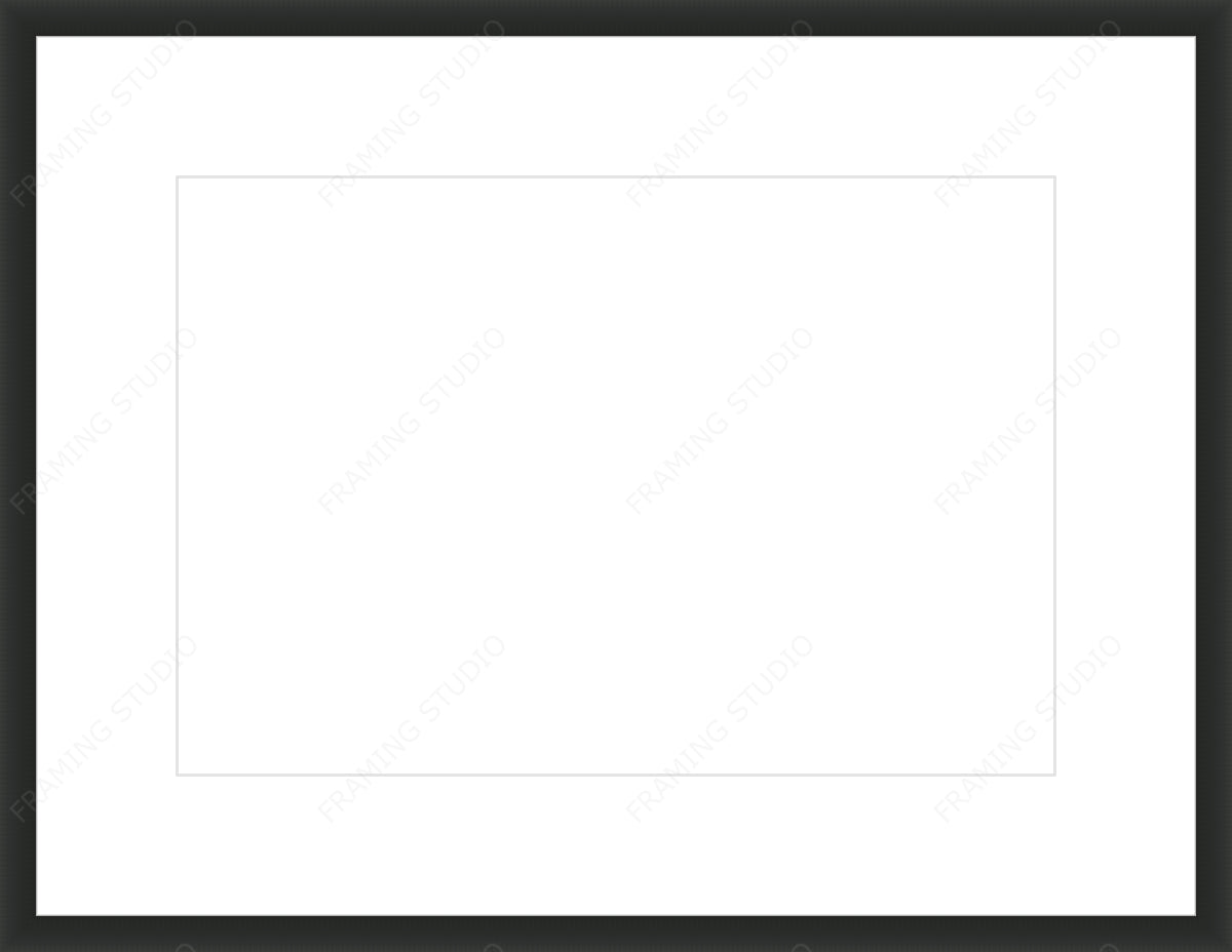 Single Mat & Frame